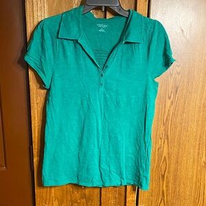 Sonoma Teal Button Down Women's Shirt